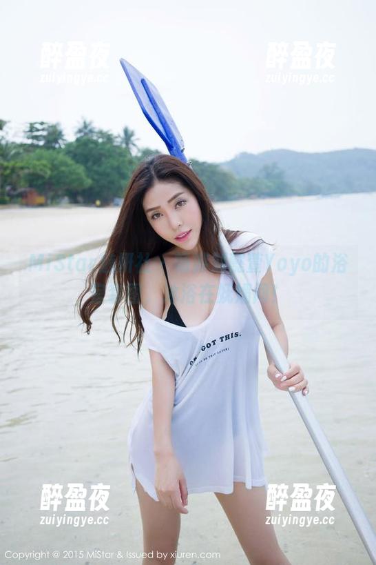 MiStar魅妍社 - 畅游刘懿萱Yoyo的浴室套图，沐浴在妩媚间！